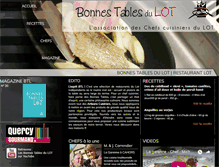 Tablet Screenshot of bonnestables-lot.fr